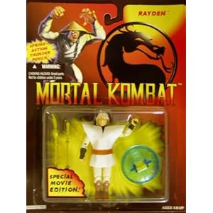 Mortal Kombat Rayden Special Movie Edition Figure 1994 by Hasbro