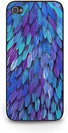 iPhone 5c Safekeeping Phone Case Fashion Color Mobile Covers Snap on iPhone 5c Surrounded By Colored Feathers Pattern Cellphone Shell