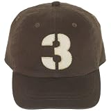 number 3 baseball cap