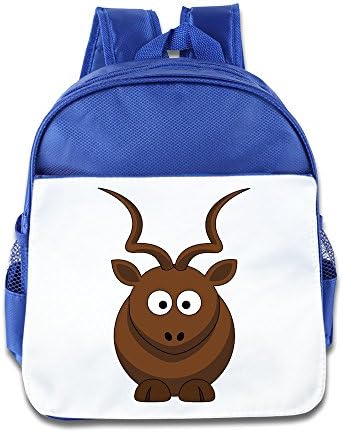 School Bag Cartonn Animal Funny Kudu Children Backpacks Cute RoyalBlue Bags