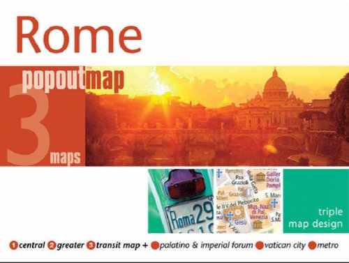 City Travel Guides Discounted  Books : Rome (Popout Map)