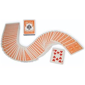 Bicycle Playing Cards - Poker Size, Orange Backs
