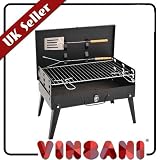 FOLDING PORTABLE CHARCOAL BARBECUE GRILL BBQ 013