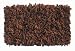 Leather Shaggy Rug - Dark Brown (5'x8')