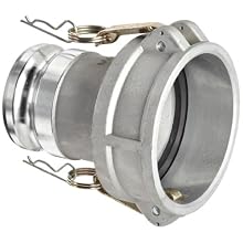 Dixon Aluminum Global Jump Size Cam and Groove Fitting, Plug x Socket