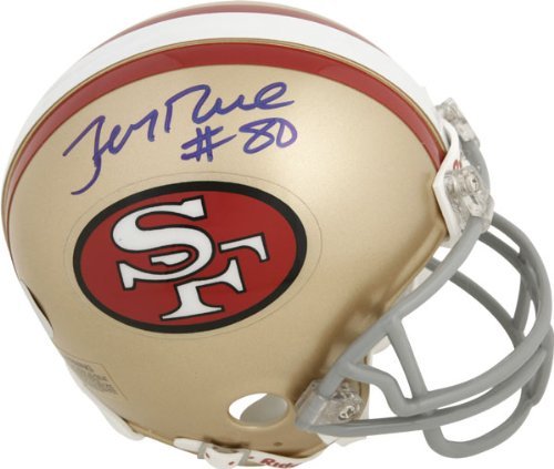 Jerry Rice San Francisco 49ers Autographed Riddell Mini Helmet