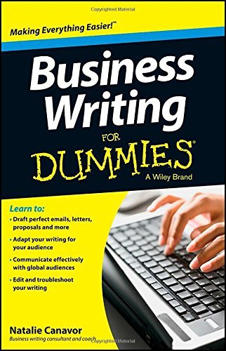 Business Writing For Dummies by Natalie Canavor (23-Aug-2013) Paperback