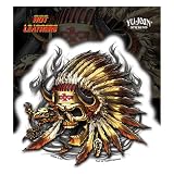 Hot Leathers - Native Skull - Sticker Decal by Hot Leathers