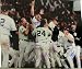 1996 New York Yankees autographed 16x20 poster size World Series photo (Derek Jeter, Mariano Rivera, Joe Torre)