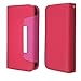 Rose Detachable PU Leather Wallet Card Case & Back Cover With Detachable Hand Strap Wristlet and Card Slot Holder For Apple iphone 5 / 5S