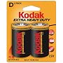 Kodak Kehdd2 Heavy-Duty Batteries (D Type, 2 Pk)