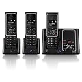 BT Verve 450 DECT Trio Digital Cordless Telephone and Answering Machine - Black