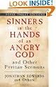 Sinners in the Hands of an Angry God and Other Puritan Sermons (Dover Thrift Editions)