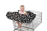 Babe Ease The Chic Super-Soft Clean Shopper Loop D Loop Cart Cover, Black/White