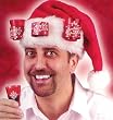 The Ultimate Adult Party Christmas Santa Hat - Holds 3 Shot Glasses