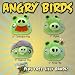Set of 4 Angry Birds PIGS 5" - Piglet, King, Grandpa & Helmet All with Sound and FREE Silly Bandz
