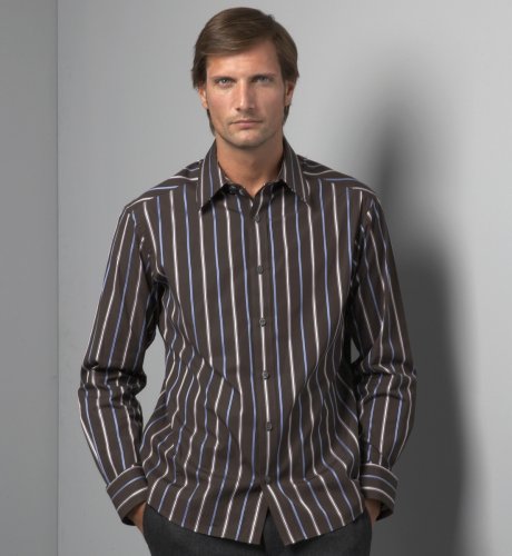 Big & Tall Autograph Pure Cotton Long Sleeve Bold Stripe Shirt