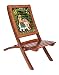 Rajrang Traditional Brown Wood Hand Painted Elephant Chair RS.5694.00