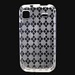 Samsung Vibrant T959 Galaxy S (T-Mobile) Crystal Silicone Skin Case Transparent Check Pattern