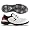 White - Black - Red