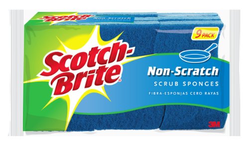 Scotch-brite Non-scratch Scrub Sponge 529, 9-Count (Pack of 2)