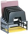 Officemate Letter Trays and Incline Sorter, Black (22112)
