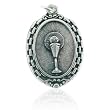 Small Medal with Chalice Centerpiece and a Chainlink Outline