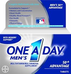 One-A-Day Men's 50+ Advantage Multivitamin, 50-Count