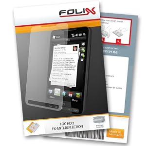 Folix Anti Reflex Displayschutzfolie für HTC HD2