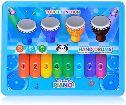Kids Music Keyboard Piano Toy Music Phrases and Fun Sounds Blue
