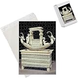 Photo Jigsaw Puzzle of Alabaster boat showing the head of a Syrian ibex and a figure thought to be from Robert Harding