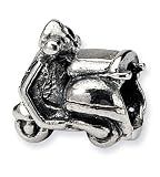 51ygcY5pQHL. SL160  925 Sterling Silver Kids Scooter Moped Jewelry Bead