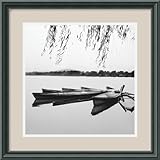 IMAGE OF Mirrored Water Framed Art Print by Harold Silverman, 17.21 in. x 17.21 in. Framed
