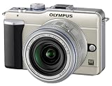 OLYMPUS マイクロ一眼 PEN E-PL1レンズキット シャンパンゴールド E-PL1 LKIT GLD