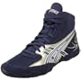 ASICS Men's Cael Wrestling Shoe,Navy/Midnight/Gold,12.5 D US