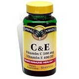 Spring Valley Heart/Immune Health C and E Vitamin C 500 mg