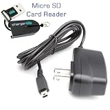 ChargerCity Home/Wall Charger Power AC Adapter w/Extended 6'FT Cable by ChargerCity for Magellan Roadmate 1200 1210 1212 1220 1230 1340 GPS Navigator. Include Free ChargerCity® OEM Micro SD USB Card Reader/Writer. *Item include Original ChargerCity Replacement Warranty*