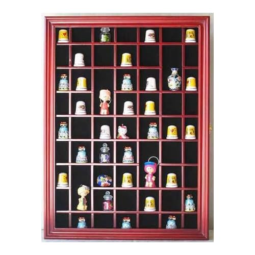 59 Thimble / Miniature Display Case Holder Shadow Box, Solid