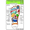 Reflexzonen Set. Medizinische Taschen-Karte: Fussreflexzonen Therapie Fusssohle, Fussr�cken + Seiten, Handreflexzonen Therapie