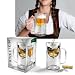 Fred & Friends Winestein Double-Walled Glass Mug