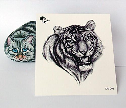 GC Oringin Design Cool Tiger Back Waist Arm Waterproof Temporary Tattoo Sticker For Men SH-001