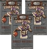Three (3) Packs of 2008 Donruss Threads Football Sealed Hobby Pack Lot (3 Packs - 5 Cards/Pack)
