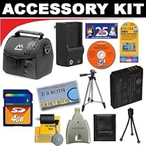 4GB DB ROTH Deluxe Accessory kitFor The Nikon Coolpix P90 Digital Camera