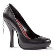 4 1/2 Inch High Heel Shoes Mini Platform Pumps Red Black White