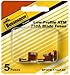 Bussmann BP/ATM-7-1/2LP-RP Brown ATM Low-Profile 7-1/2 Amp Fast-Acting Automotive Mini Blade Fuses - 5 per Card