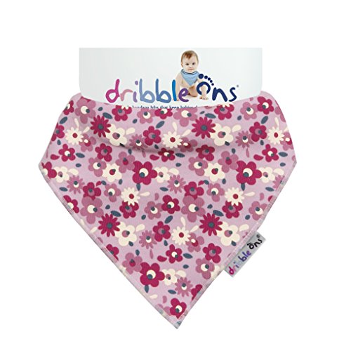 Floral Designed Dribble Bib