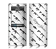 Music Skins MS-RS20039 iPod Nano- 5th Gen- Rogue Status- Guns White Skin