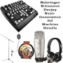 Behringer BCD3000 DJ Mixer Machine Bundle