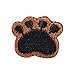 ID 2857 Lot of 3 Dog Paw Print Patch Puppy Pet Embroidered Iron On Applique