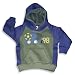 Dogwood Clothing - Toddler Boys Hoodie Sweatshirt, Green, Blue (Size 2T)